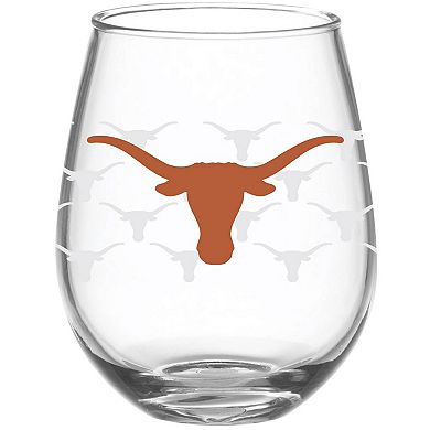 Texas Longhorns 15oz. Mom Stemless Wine Glass