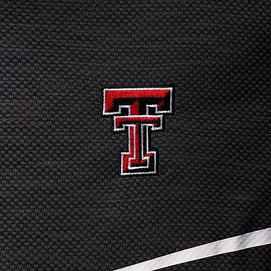 Men's Columbia Black Texas Tech Red Raiders Scorecard Quarter-Zip Jacket