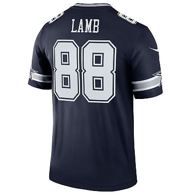 Men's Nike CeeDee Lamb Navy Dallas Cowboys Legend Jersey