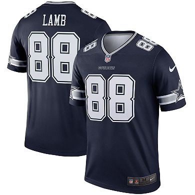 Men's Nike CeeDee Lamb Navy Dallas Cowboys Legend Jersey