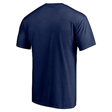 Men's Fanatics Branded Navy Colorado Avalanche Authentic Pro Core Secondary Logo T-Shirt