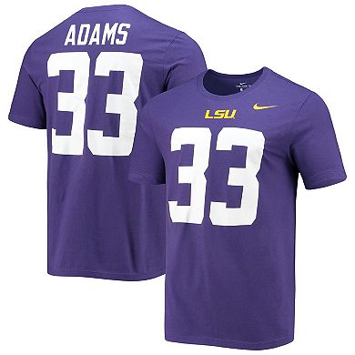 Men's Nike Jamal Adams Purple LSU Tigers Alumni Name & Number T-Shirt