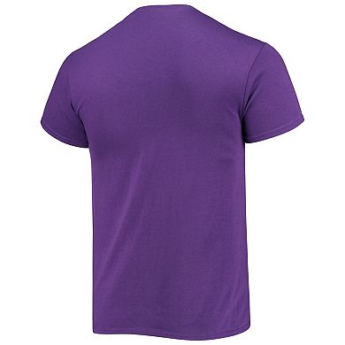 Men's Junk Food Purple Baltimore Ravens Hail Mary T-Shirt