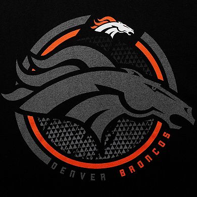 Men's Fanatics Branded Black Denver Broncos Big & Tall Color Pop Long Sleeve T-Shirt