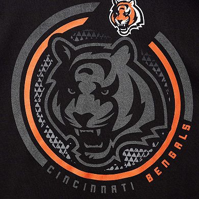 Men's Fanatics Branded Black Cincinnati Bengals Big & Tall Color Pop Long Sleeve T-Shirt