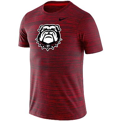 Men's Nike Red Georgia Bulldogs Secondary Logo Velocity Legend Performance T-Shirt