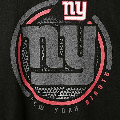 Men's Fanatics Branded Black New York Giants Big & Tall Color Pop Long Sleeve T-Shirt