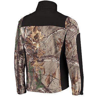 Men's Dunbrooke Realtree Camo/Black Kansas City Chiefs Circle Hunter Softshell Full-Zip Jacket