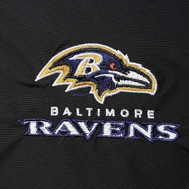 Men's Dunbrooke Black Baltimore Ravens Triumph Fleece Full-Zip Jacket
