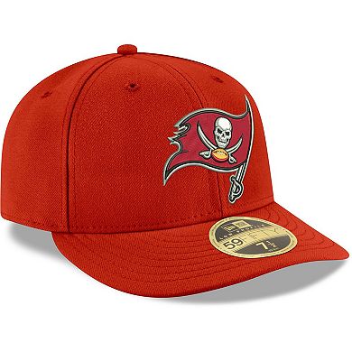 Men's New Era Red Tampa Bay Buccaneers Omaha Low Profile 59FIFTY Fitted Team Hat