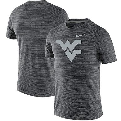 Men's Nike Black West Virginia Mountaineers Team Logo Velocity Legend Performance T-Shirt