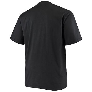 Men's Fanatics Branded Black Atlanta Falcons Big & Tall Color Pop T-Shirt