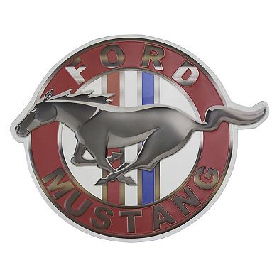 Vintage Ford Mustang Logo Metal Sign