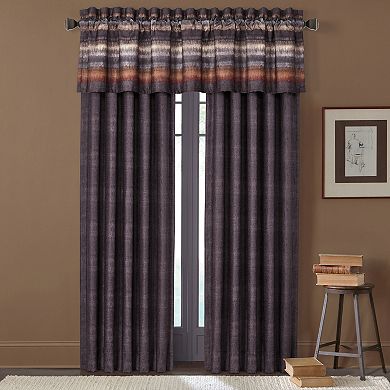 37 West Medina Chocolate 2-pack Window Curtain Set