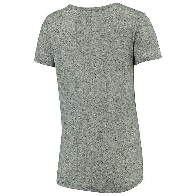 Women's Concepts Sport Gray LAFC Podium Lace Up T-Shirt