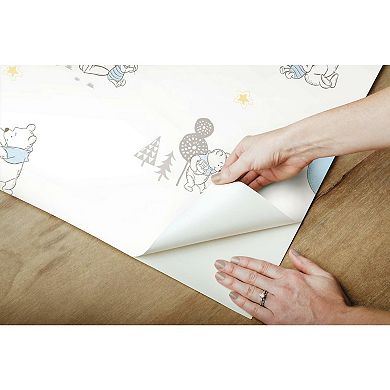 RoomMates Disney Winnie Pooh Playmates Peel & Stick Wallpaper