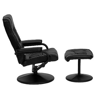 Flash Furniture Multi-Position Recliner Chair & Ottoman 2-piece Set