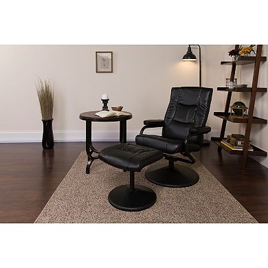 Flash Furniture Multi-Position Recliner Chair & Ottoman 2-piece Set