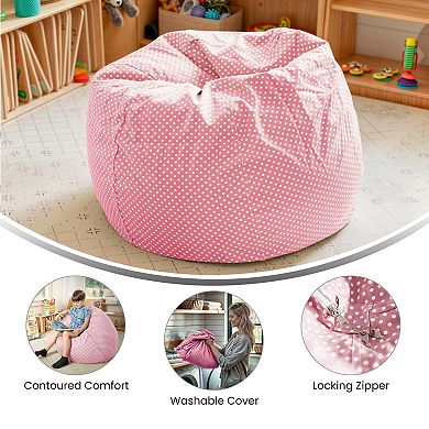 Flash Furniture Kids Teens Small Bean Bag Chair