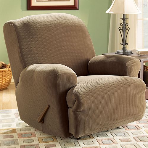 Sure Fit PinStriped Recliner Slipcover