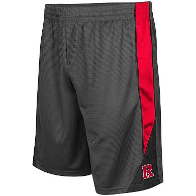 Men's Colosseum Charcoal Rutgers Scarlet Knights Turnover Shorts