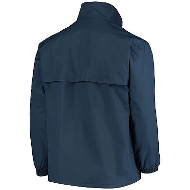Men's Dunbrooke Navy Houston Texans Triumph Fleece Full-Zip Jacket