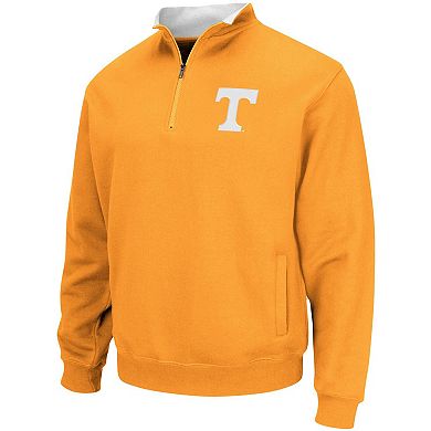 Men's Colosseum Tennessee Orange Tennessee Volunteers Big & Tall Tortugas Quarter-Zip Jacket