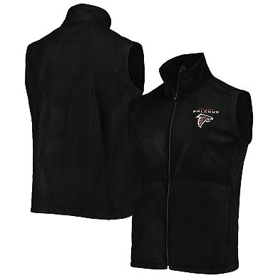 Men's Black Atlanta Falcons Houston Fleece Full-Zip Vest