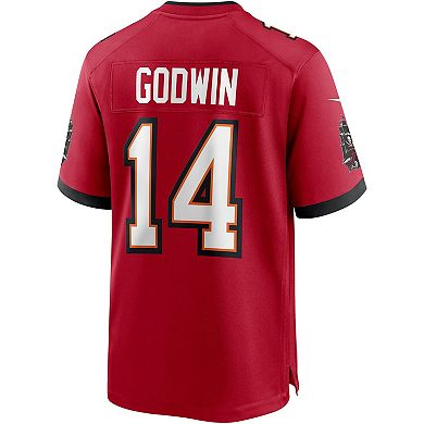 Men's Nike Chris Godwin Red Tampa Bay Buccaneers Game Player Jersey