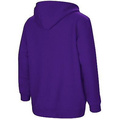 Youth Colosseum Purple Washington Huskies 2-Hit Team Pullover Hoodie