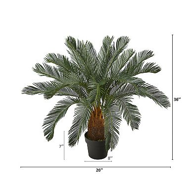 nearly natural Artificial Cycas Tree Floor Decor