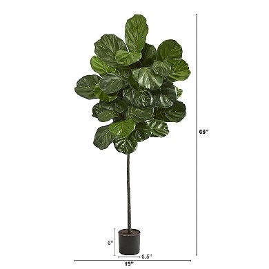 nearly natural Fiddle Leaf Tree Artificial Plant Floor Decor