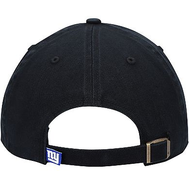 Men's '47 Black New York Giants Clean Up Alternate Adjustable Hat