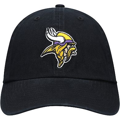 Men's '47 Black Minnesota Vikings Secondary Clean Up Adjustable Hat