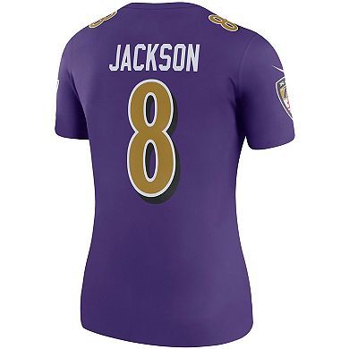 Women's Nike Lamar Jackson Purple Baltimore Ravens Color Rush Legend Player Jersey