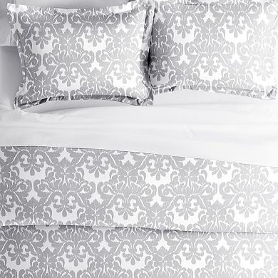 Home Collection Premium Ultra Soft Damask Pattern Duvet Cover Set
