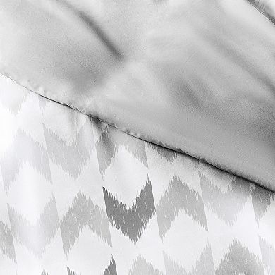 Home Collection Premium Ultra Soft Chevron Sleep Pattern Reversible Duvet Cover Set