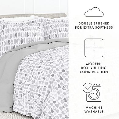 Home Collection Premium Down-Alternative Moonlight Stars Reversible Comforter Set