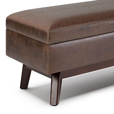 Simpli Home Owen Rectangular Storage Ottoman