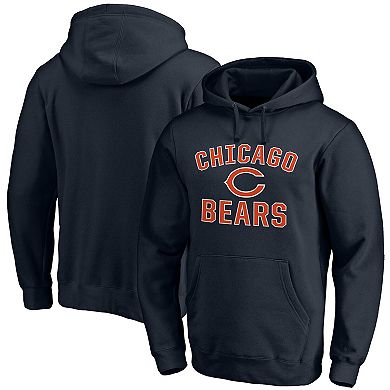 Men's Fanatics Branded Navy Chicago Bears Victory Arch Team Pullover Hoodie