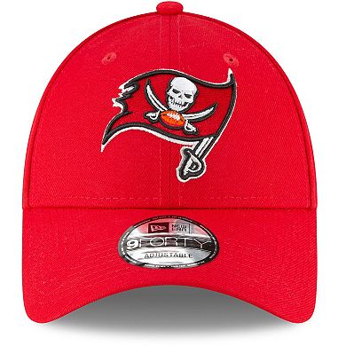 Youth New Era Red Tampa Bay Buccaneers League 9FORTY Adjustable Hat