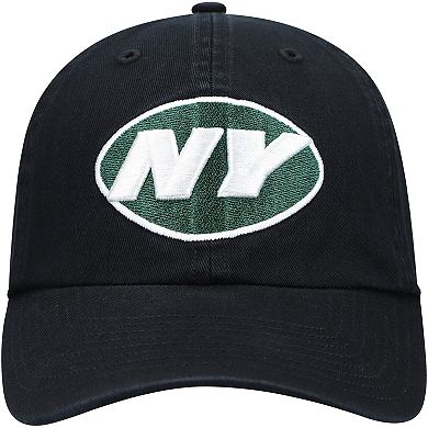 Men's '47 Black New York Jets Clean Up Alternate Adjustable Hat