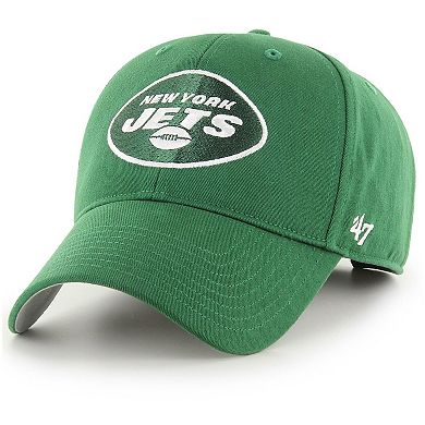 Youth '47 Green New York Jets Basic MVP Adjustable Hat