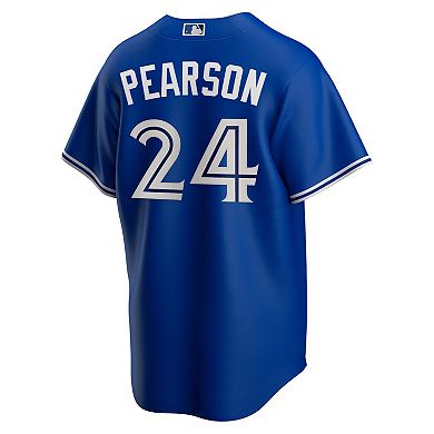 Men's Nike Nate Pearson Royal Toronto Blue Jays Replica Player Name Jersey