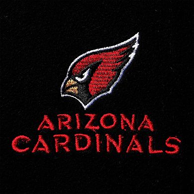 Men's Black Arizona Cardinals Houston Fleece Full-Zip Vest