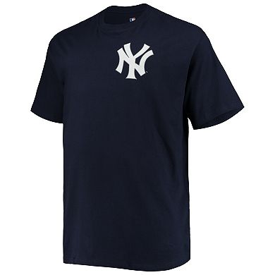 Men's Aaron Judge Navy New York Yankees Big & Tall Name & Number T-Shirt