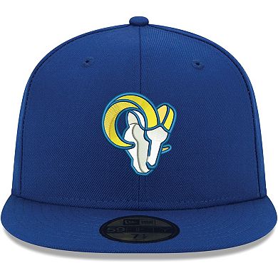 Men's New Era Royal Los Angeles Rams Omaha Ram Head 59FIFTY Fitted Hat