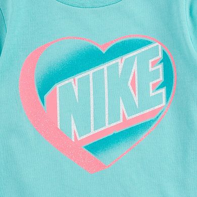 Toddler Girls Nike Heart Graphic Tee