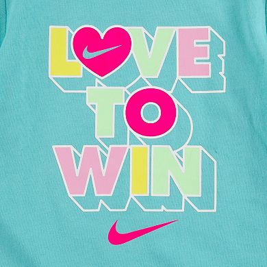 Baby & Toddler Girl Nike "Love To Win" Graphic Tee