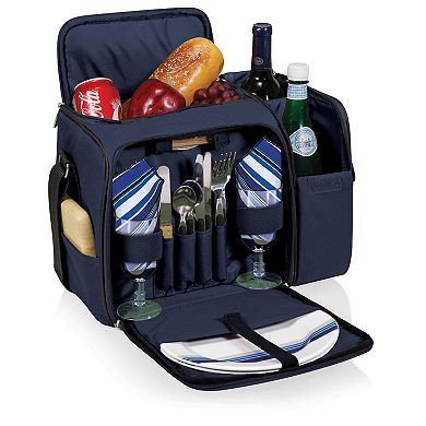 Picnic Time Los Angeles Dodgers Malibu Picnic Basket Cooler Set